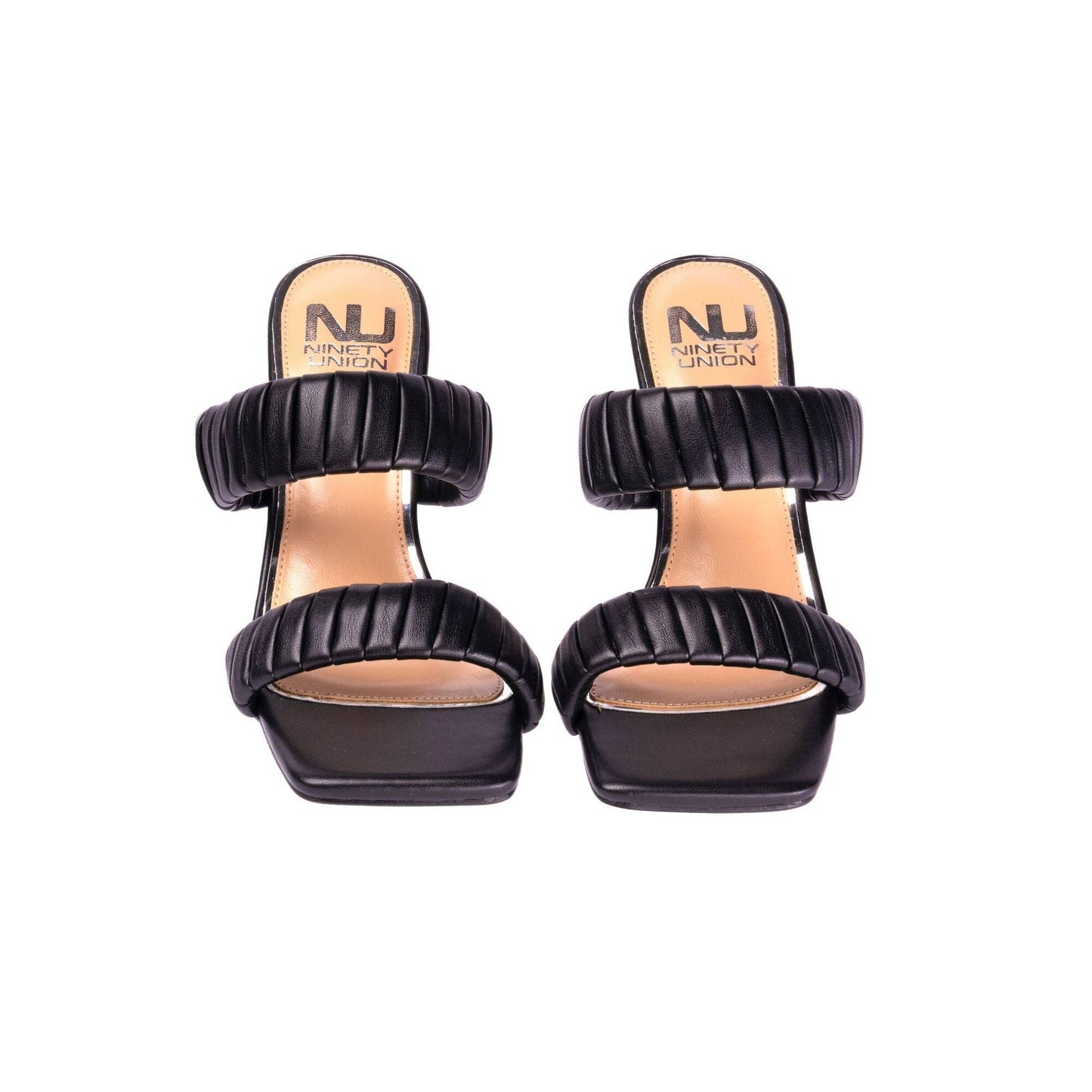 Ninety Union ASH Pleaded Straps Donut Heel Slide