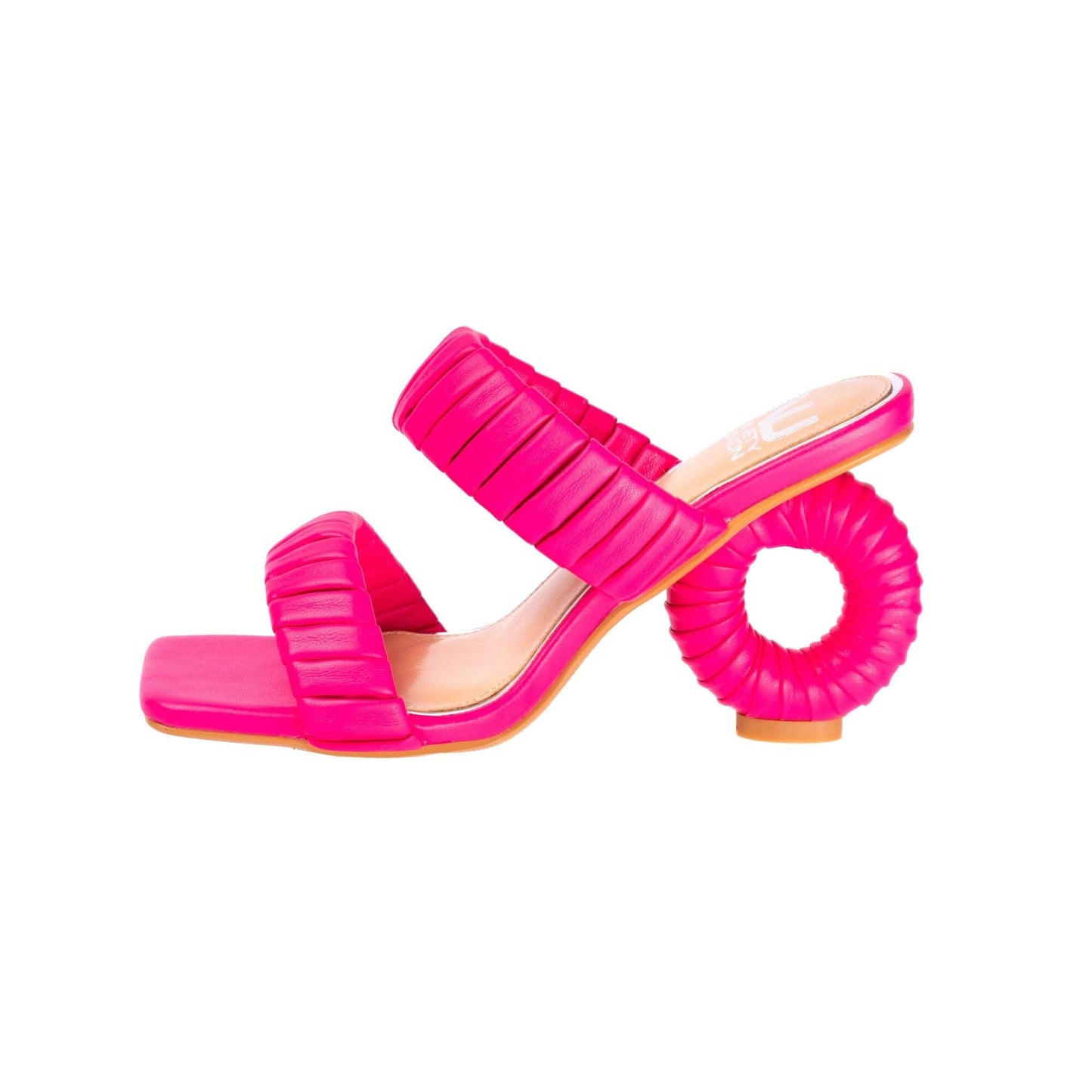 Ninety Union ASH Pleaded Straps Donut Heel Slide