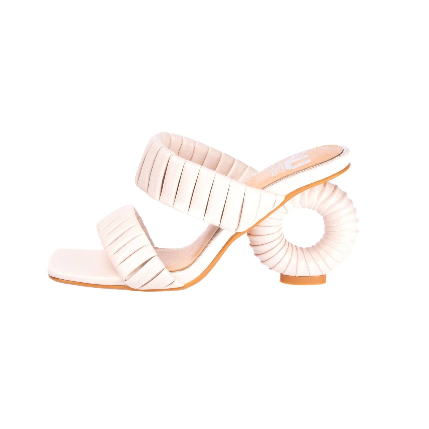 Ninety Union ASH Pleaded Straps Donut Heel Slide