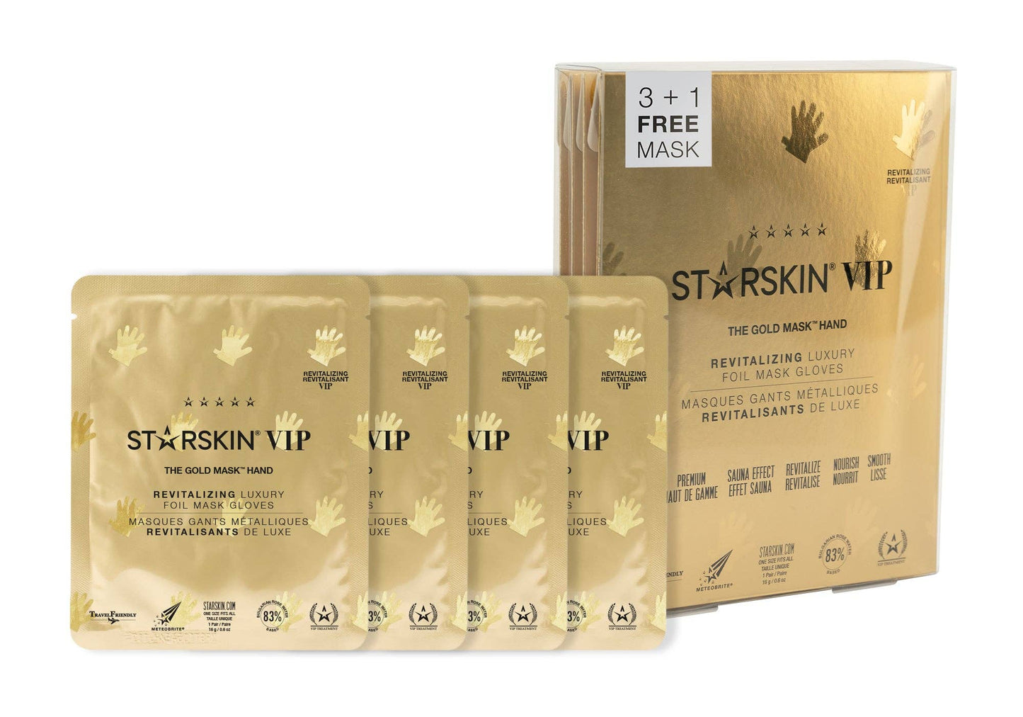 Gold Revitalizing Hand Foil Mask Gloves