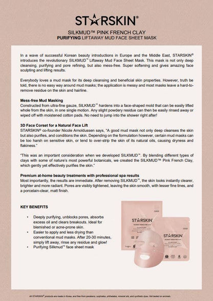 French Pink Clay Purifying Face Mask – Silkmud
