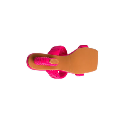 Ninety Union ASH Pleaded Straps Donut Heel Slide