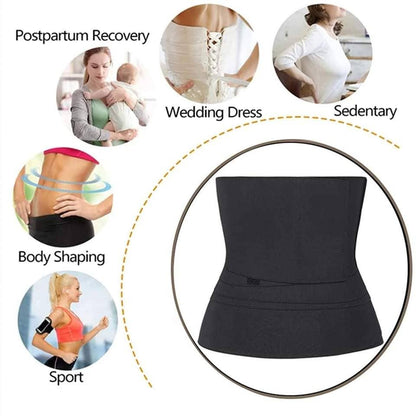 Waist Trainer with Loop Design, Tightness Adjustable