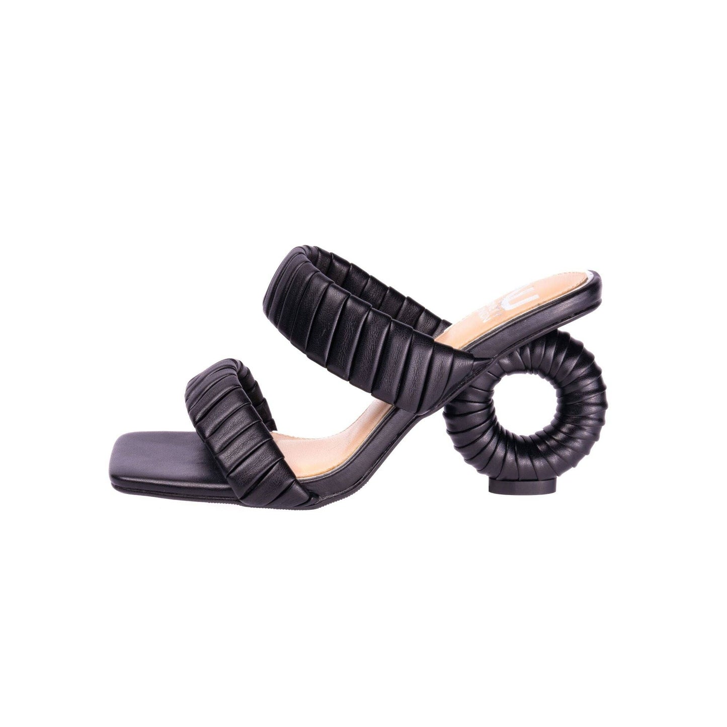 Ninety Union ASH Pleaded Straps Donut Heel Slide