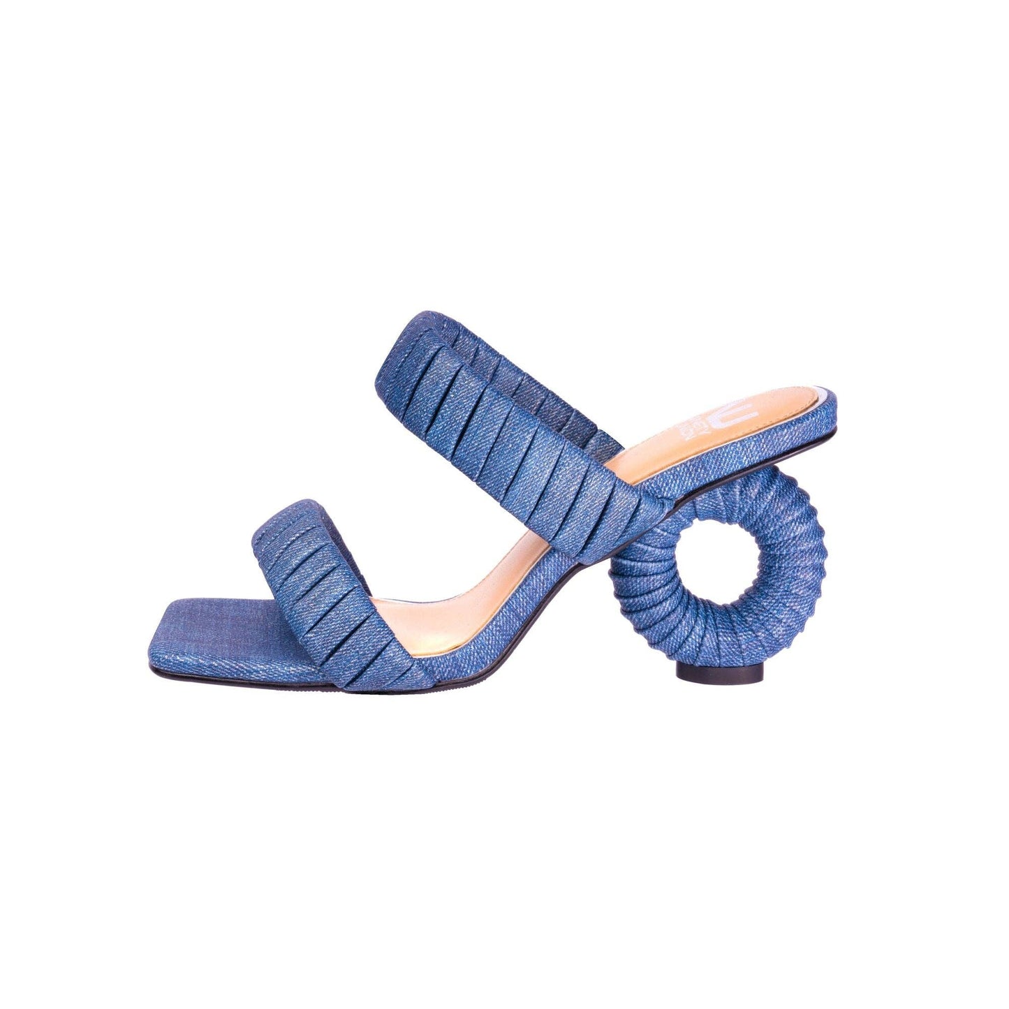 Ninety Union ASH Pleaded Straps Donut Heel Slide