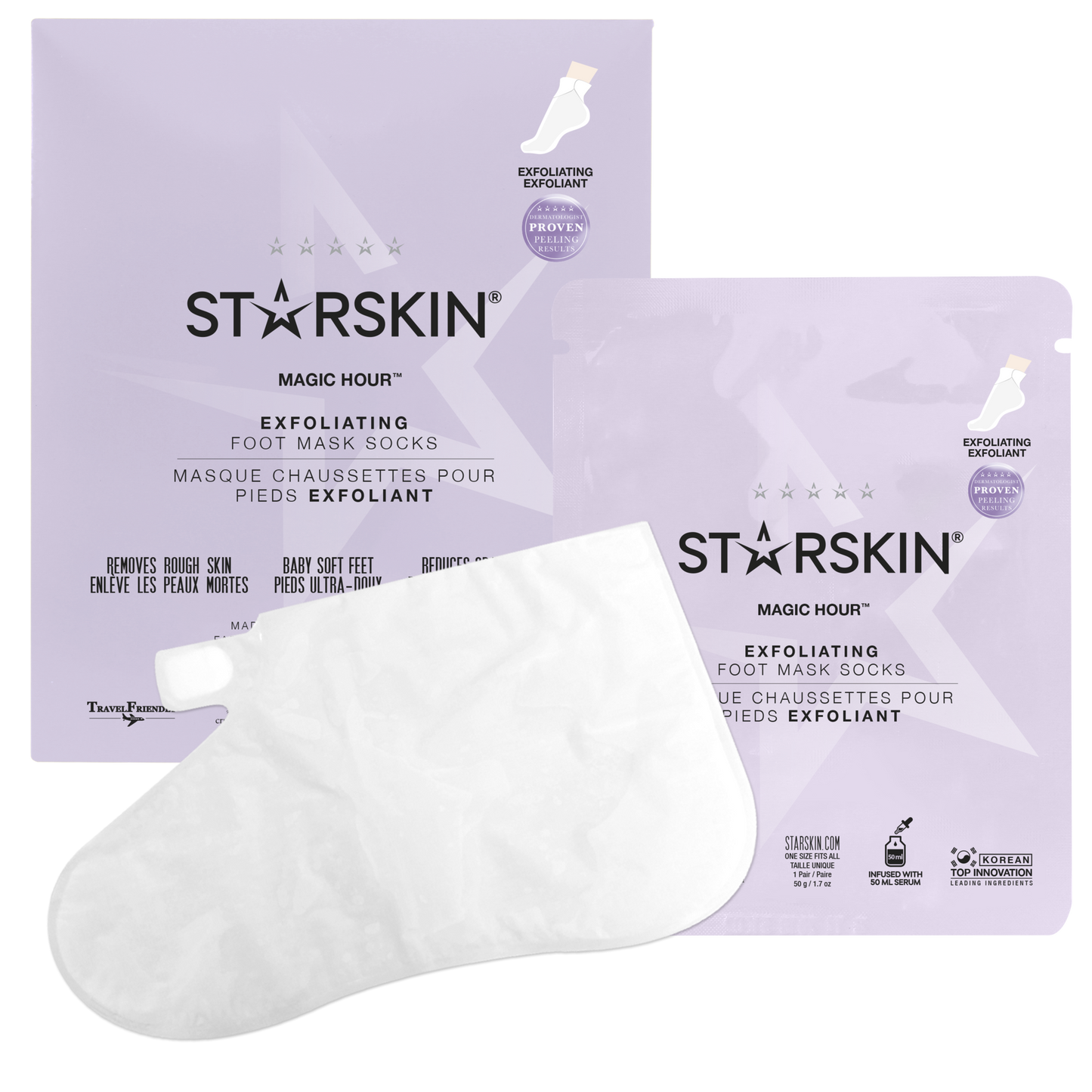 Peeling Foot Mask Socks – Single | Magic Hour