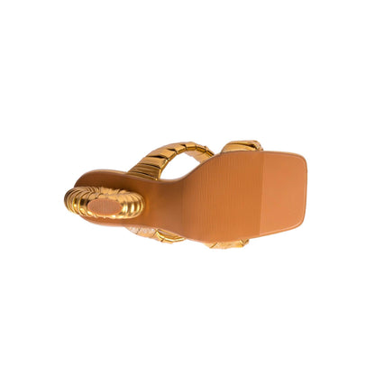 Ninety Union ASH Pleaded Straps Donut Heel Slide