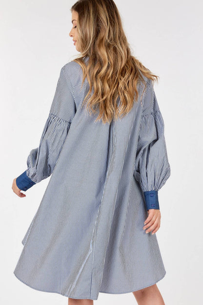 BOW TIE SHIRT DRESS