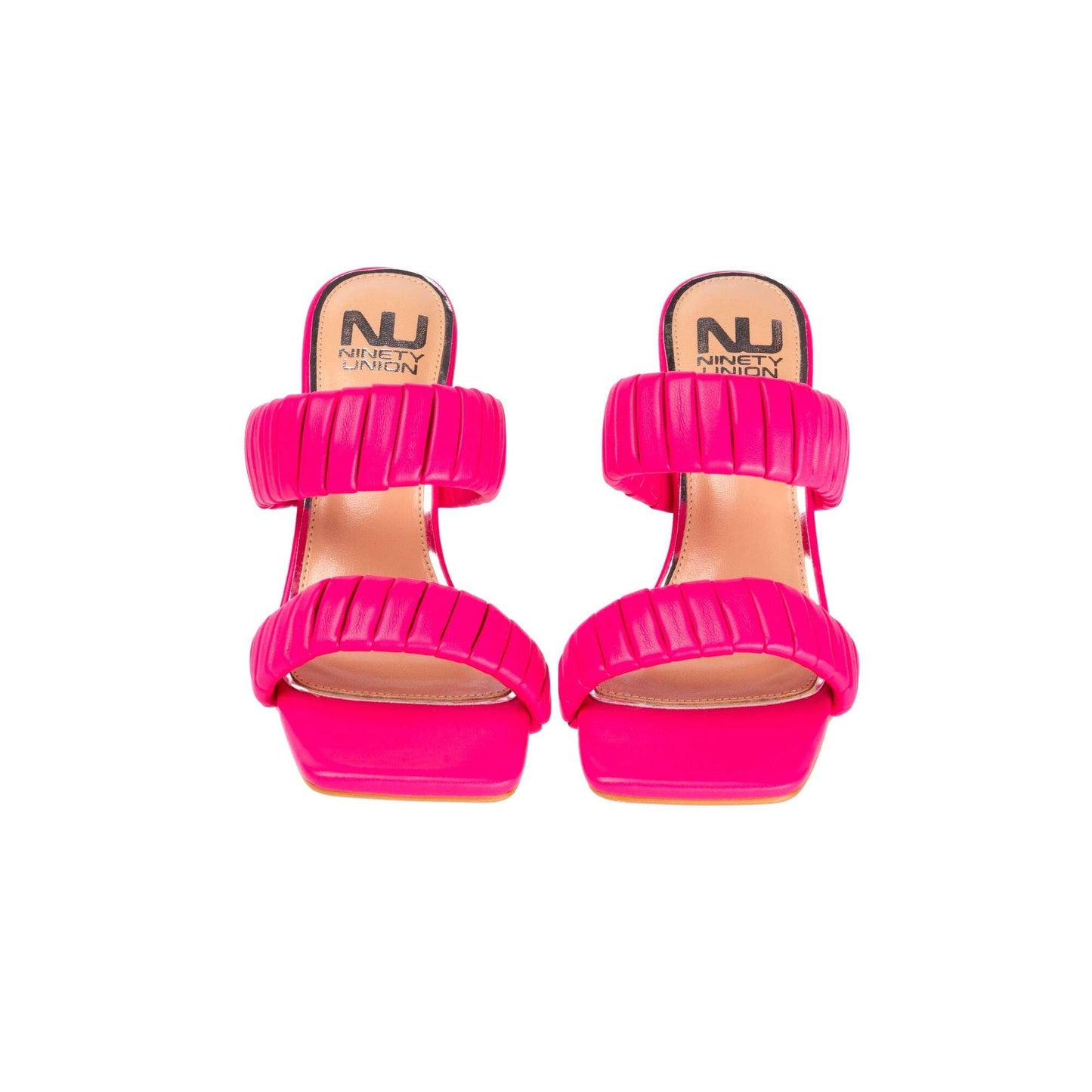 Ninety Union ASH Pleaded Straps Donut Heel Slide
