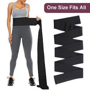 Waist Trainer with Loop Design, Tightness Adjustable