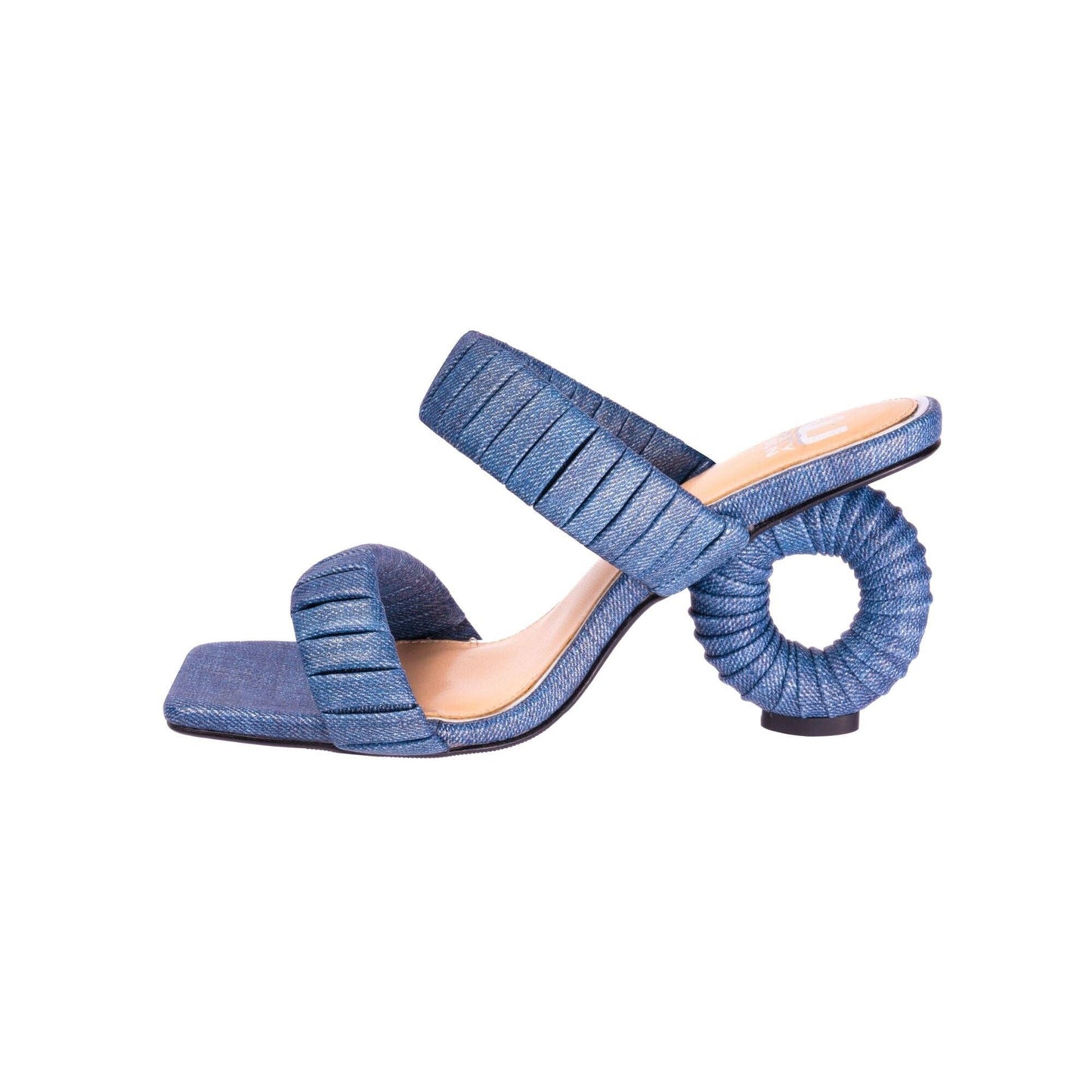 Ninety Union ASH Pleaded Straps Donut Heel Slide
