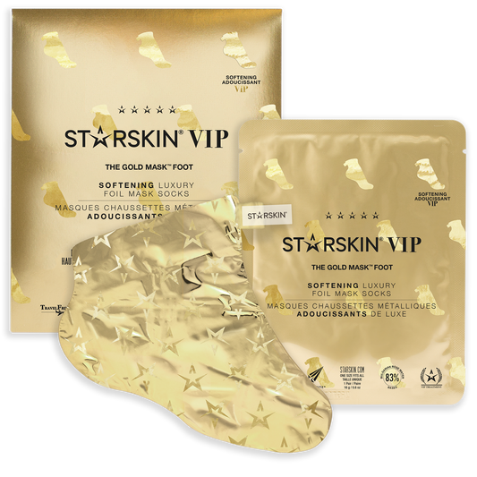 Gold Foot Softening Foil Socks – Single