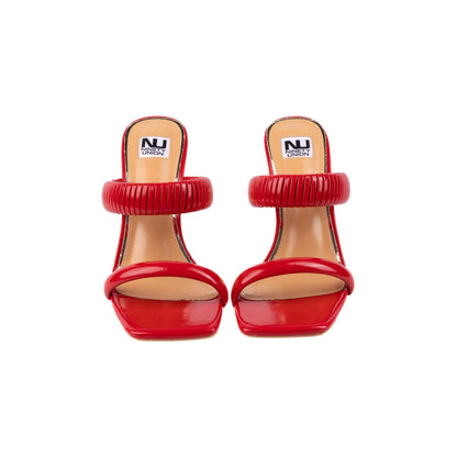 Ninety Union RADDLE Metallic Heel Pleaded Two Band Slide