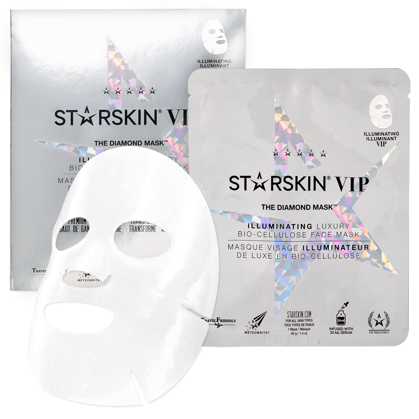Diamond Illuminating Bio-Cellulose Face Mask