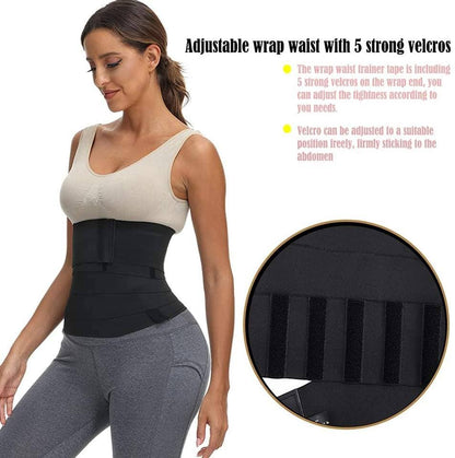 Waist Trainer with Loop Design, Tightness Adjustable
