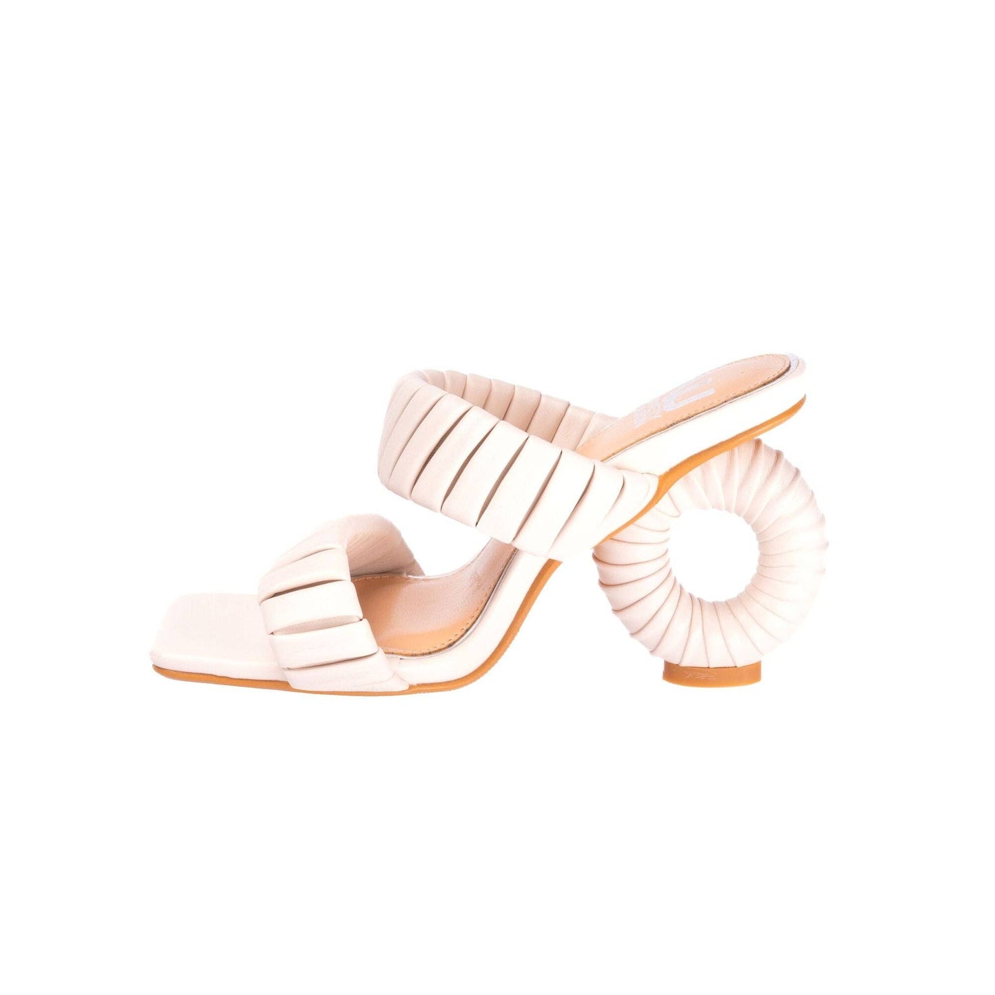 Ninety Union ASH Pleaded Straps Donut Heel Slide